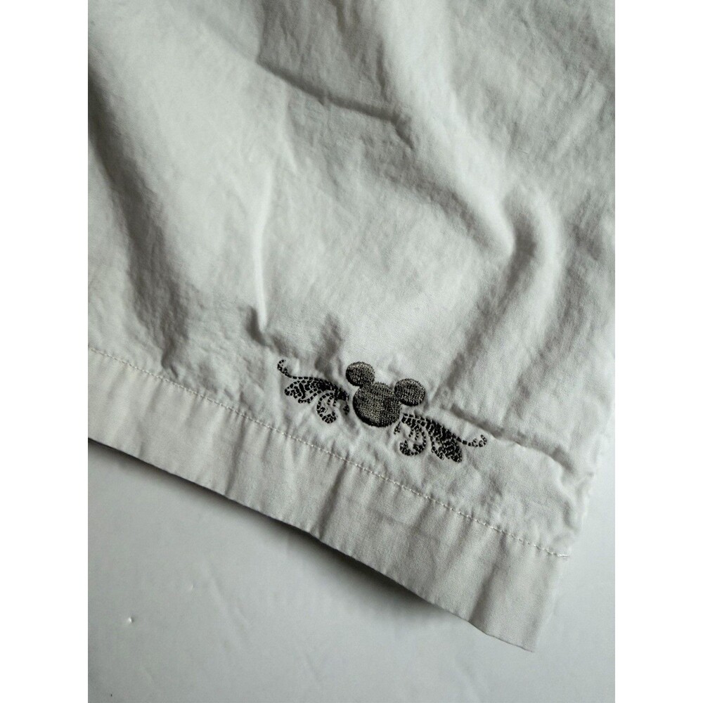 Disney Parks Skort Khaki Cotton Skort XXL Embroidered Mickey Minimalist